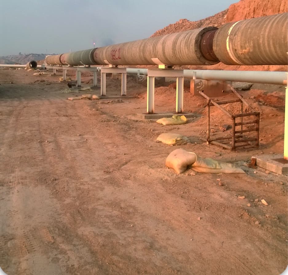 Abouzar 24" Onshore Pipe Line