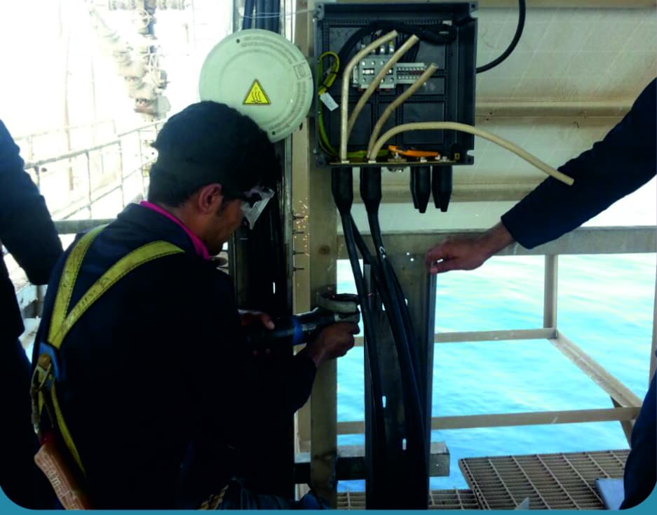 Completion of Transit Operations and Bulk Equipment, Wiring, Tubing in Dorood 1, Aboozar, Dorood 2 Onshore Wells Platform and Dorood 3 Clusters